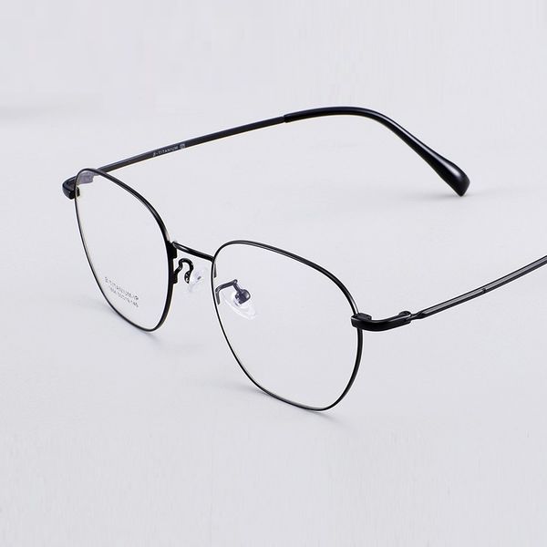 width-140 men myopia glasses women prescroption opitcal goggle glasses frame round b titanium computer reading eyewear, Black
width-140 men myopia glasses women prescroption opitcal goggle glasses frame round b titanium computer reading eyewear, Black