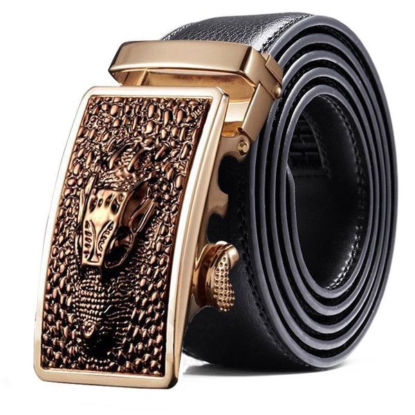 explosion models new men's alligator belt of high-grade fiber leather belt automatic belt buckle leisure wild, Black;brown
explosion models new men's alligator belt of high-grade fiber leather belt automatic belt buckle leisure wild, Black;brown