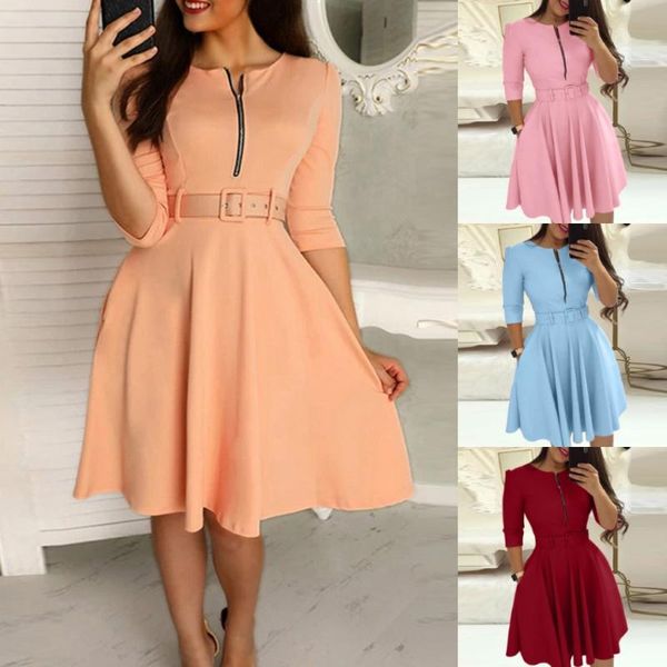 selling 2020 vestidos vintage dresses women fashion round neck solid three quarter sleeve dress party elegant sweet dress #907, Black;gray
selling 2020 vestidos vintage dresses women fashion round neck solid three quarter sleeve dress party elegant sweet dress #907, Black;gray