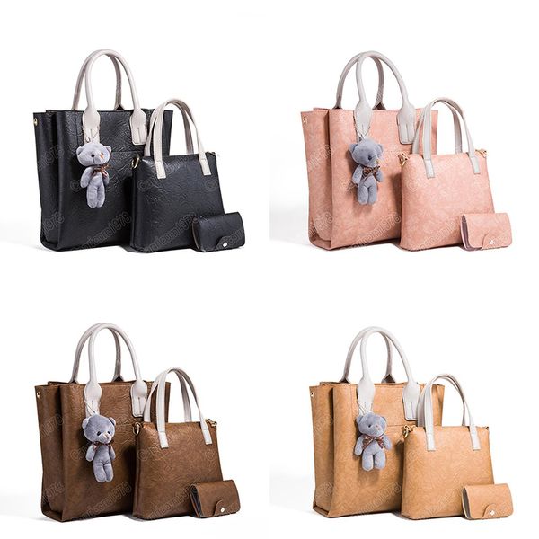 three piece handbag womens fashion bags european and american style leather combination crossbody bag wallet 27cm*27cm*12cm capricorn1978
three piece handbag womens fashion bags european and american style leather combination crossbody bag wallet 27cm*27cm*12cm capricorn1978