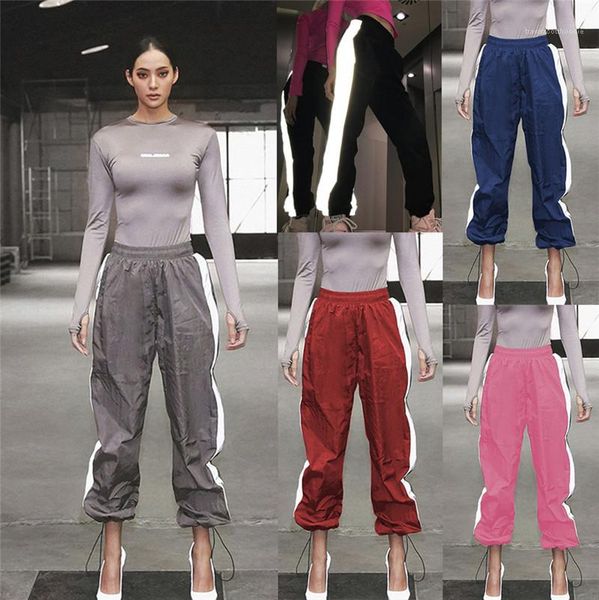 waist women fitness sportswear street style women sweatpants fashion reflective panelled ankle banded pants loose elastic, Black;white
waist women fitness sportswear street style women sweatpants fashion reflective panelled ankle banded pants loose elastic, Black;white