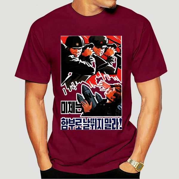 2019 summer cool tee shirt north korea propaganda poster political art communism mens white t-shirt tee funny t-shirt-4081a
2019 summer cool tee shirt north korea propaganda poster political art communism mens white t-shirt tee funny t-shirt-4081a
