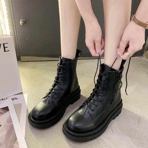 lady boots boots-women rock shoes woman round toe mid-calf booties women luxury designer low heels booties ladies 2020, Black
lady boots boots-women rock shoes woman round toe mid-calf booties women luxury designer low heels booties ladies 2020, Black