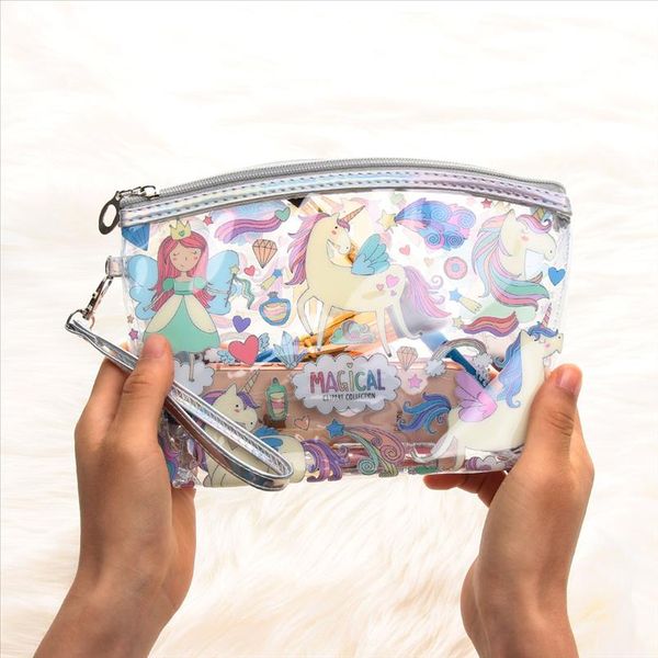 1pc women unicorn pvc makeup bag waterproof toiletry bag alpaca transparent travel cosmetic bag organizer zipper
1pc women unicorn pvc makeup bag waterproof toiletry bag alpaca transparent travel cosmetic bag organizer zipper