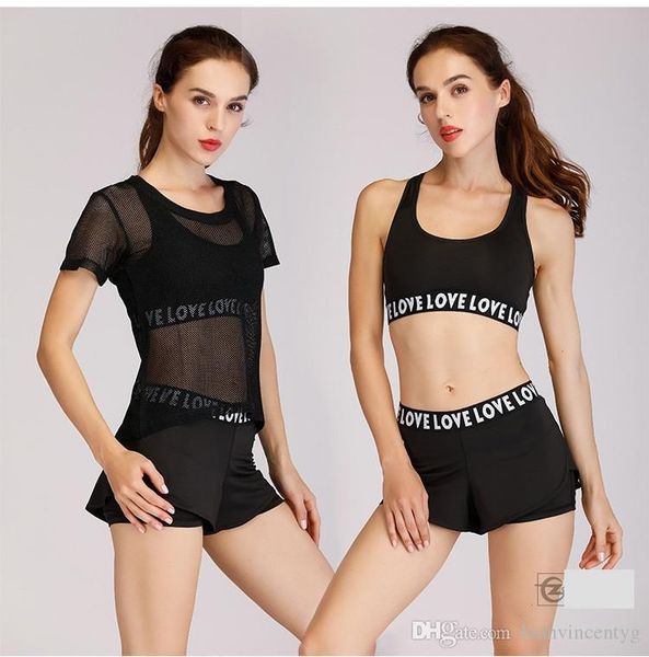 тенниска дизайнер йога sportwear костюмы фитнес три piece set короткие гетры workout выдалбливают нарядах femaren спорт бюстгальтер gym одеж, Gray
тенниска дизайнер йога sportwear костюмы фитнес три piece set короткие гетры workout выдалбливают нарядах femaren спорт бюстгальтер gym одеж, Gray