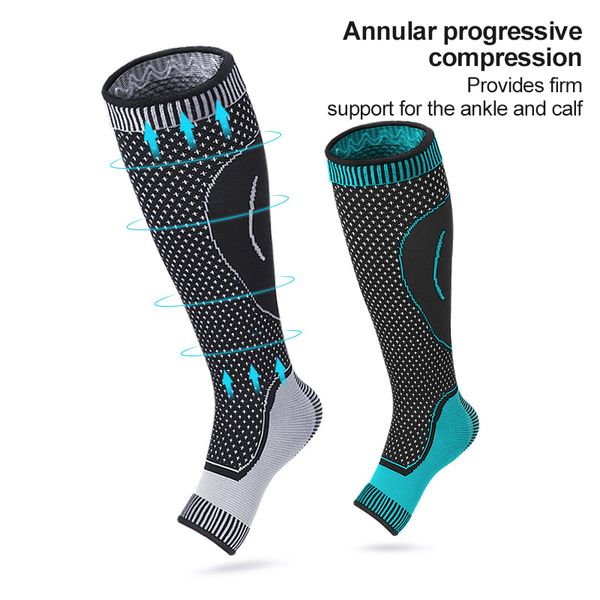 sports socks sports ankle support warm and comfortable breathable pressure basketball football climbing gear pressure leg guard, Black 
sports socks sports ankle support warm and comfortable breathable pressure basketball football climbing gear pressure leg guard, Black