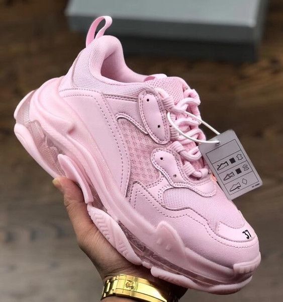 2020 new fashion triple s crystal bottoms mens womens casual shoes paris sneakers vintage dad platform women flats trainers d01, Black
2020 new fashion triple s crystal bottoms mens womens casual shoes paris sneakers vintage dad platform women flats trainers d01, Black