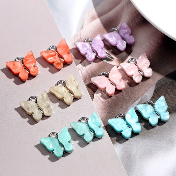 quality 10pcs/set 16color shining butterfly diy jewelry accessories acrylic for making earring necklace pendant material
quality 10pcs/set 16color shining butterfly diy jewelry accessories acrylic for making earring necklace pendant material