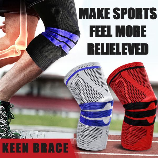 elbow & knee pads elastic wrap patella recovery brace for arthritis silicone gel basketball volleyball kneepad bike sports safety, Black;gray
elbow & knee pads elastic wrap patella recovery brace for arthritis silicone gel basketball volleyball kneepad bike sports safety, Black;gray