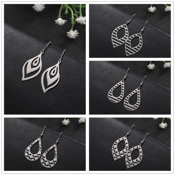 dangle & chandelier my shape vintage big statement earrings stainless steel stripe wave hollow ear accessories aretes de mujer 2021, Silver
dangle & chandelier my shape vintage big statement earrings stainless steel stripe wave hollow ear accessories aretes de mujer 2021, Silver