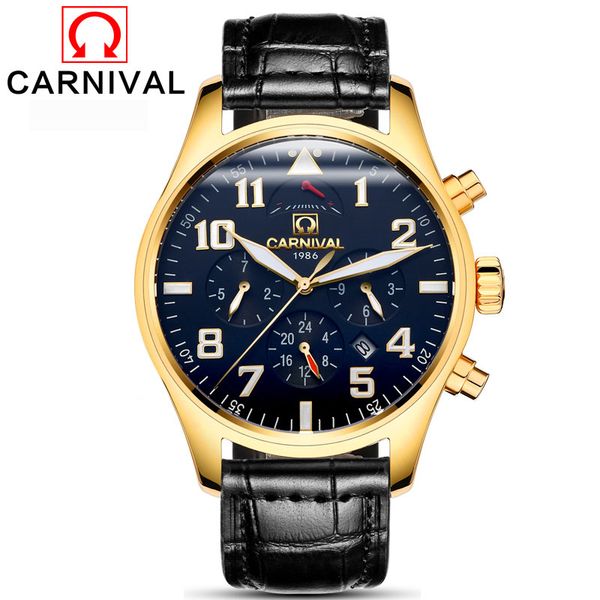 carnival diver mechanical watches 150m waterproof automatic watch men sport leather strap xfcs mens clock kol saati, Slivery;brown
carnival diver mechanical watches 150m waterproof automatic watch men sport leather strap xfcs mens clock kol saati, Slivery;brown
