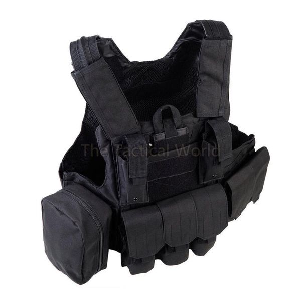 paintball heavy molle ciras tactical vest combat vest releasable armor plate carrier strike vests pouch accessoies gear, Camo;black
paintball heavy molle ciras tactical vest combat vest releasable armor plate carrier strike vests pouch accessoies gear, Camo;black