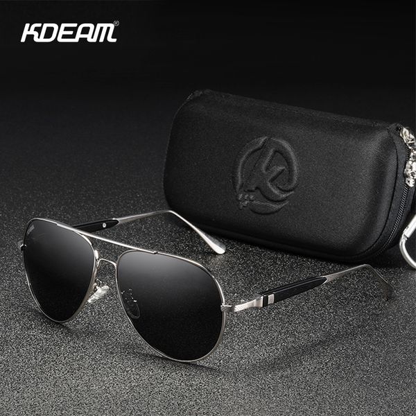 kdeam 62mm lens pilot sunglasses men new arrival polarized sunglass golf beach shades with protective case t200518, White;black
kdeam 62mm lens pilot sunglasses men new arrival polarized sunglass golf beach shades with protective case t200518, White;black