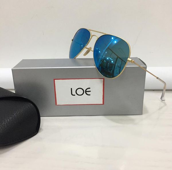 Pilot Style Sunglasses for Men Women Metal Frame Flash Mirror Glass Lens Fashion Sunglasses Gafas de sol 58mm 62mm
Pilot Style Sunglasses for Men Women Metal Frame Flash Mirror Glass Lens Fashion Sunglasses Gafas de sol 58mm 62mm