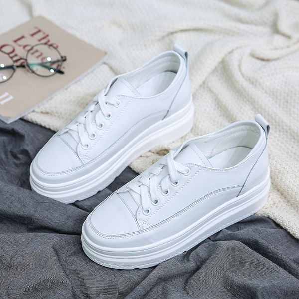 leather 2020 new small white shoes spring student leather shoes thick soled muffin all kinds of high casual female, Black
leather 2020 new small white shoes spring student leather shoes thick soled muffin all kinds of high casual female, Black