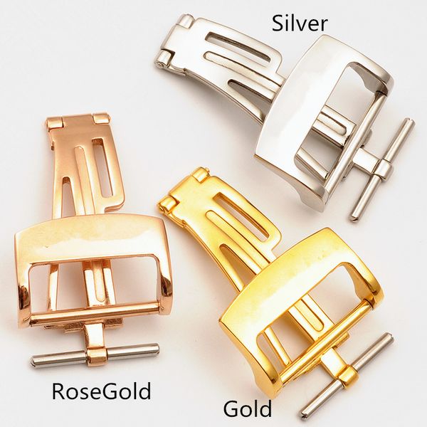 18m 20mm silver gold rosegold stainless steel folding buckle for fit apleather rubber watchband strap clasp, Black;brown
18m 20mm silver gold rosegold stainless steel folding buckle for fit apleather rubber watchband strap clasp, Black;brown