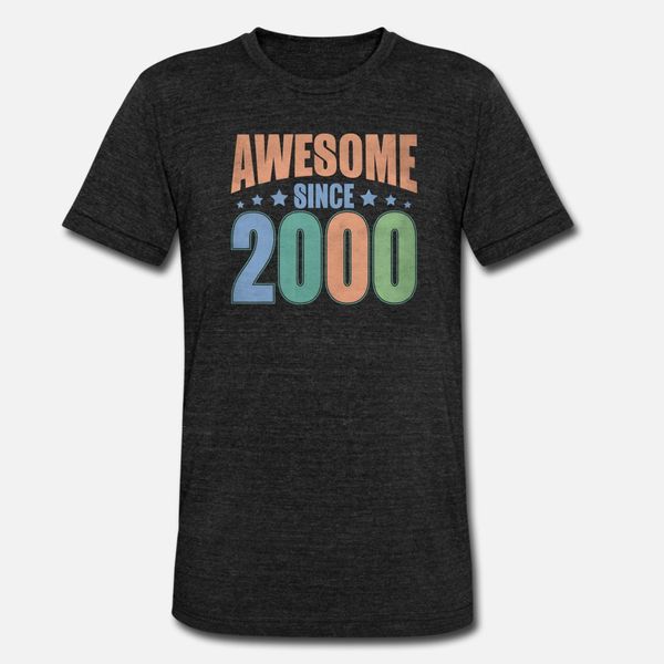 awesome since 2000 t shirt men print short sleeve plus size 3xl letter fitness new fashion summer style standard shirt
awesome since 2000 t shirt men print short sleeve plus size 3xl letter fitness new fashion summer style standard shirt