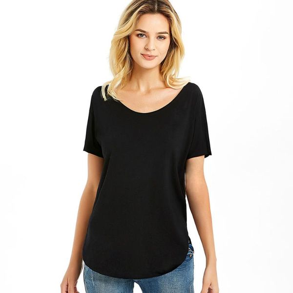 women's t-shirt o round neck t shirt for women solid loose short sleeve tees cotton summer cool casual fashion leisure, White
women's t-shirt o round neck t shirt for women solid loose short sleeve tees cotton summer cool casual fashion leisure, White
