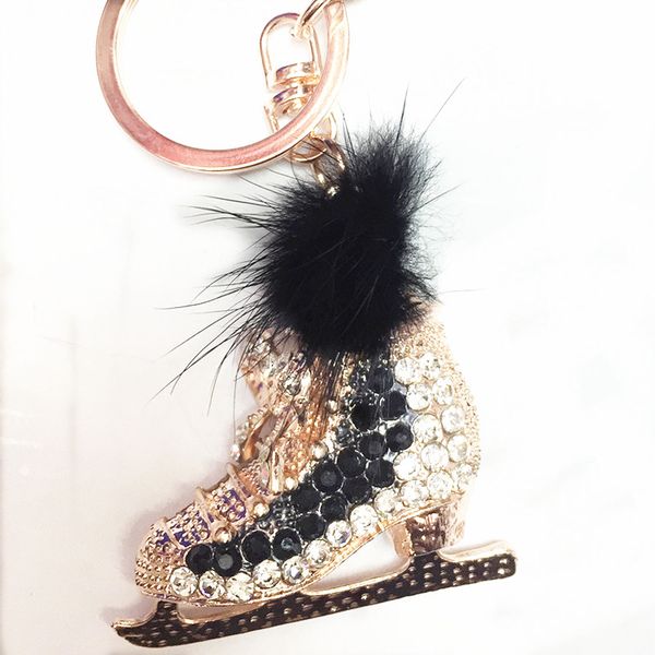 black roller skates shoe feather pendant charm rhinestone crystal purse bag car keyring key chain accessories wedding party gift, Silver
black roller skates shoe feather pendant charm rhinestone crystal purse bag car keyring key chain accessories wedding party gift, Silver