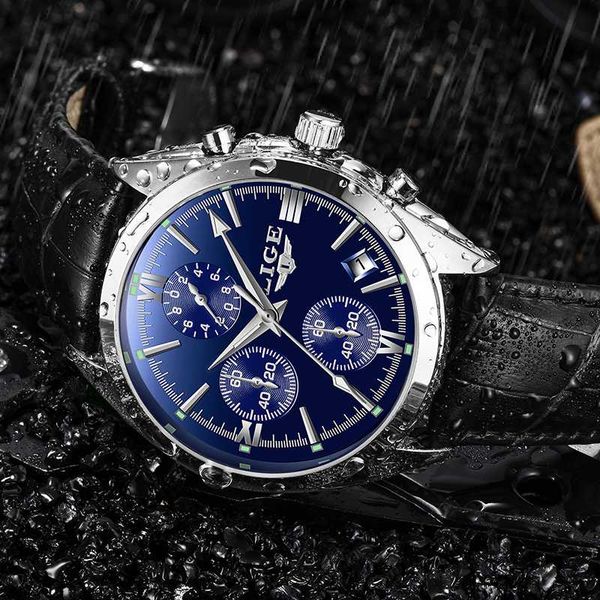 2020 lige mens watches waterproof 24 hour date quartz clock male leather sport wrist watch relogio masculino, Slivery;brown
2020 lige mens watches waterproof 24 hour date quartz clock male leather sport wrist watch relogio masculino, Slivery;brown