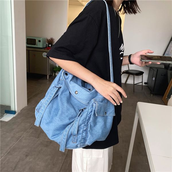 denim canvas bag japanese harajuku tooling style women's bag korean all-match solid color student shoulder/crossbody female
denim canvas bag japanese harajuku tooling style women's bag korean all-match solid color student shoulder/crossbody female