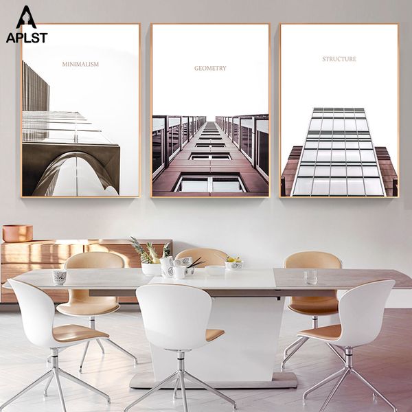 modern architecture wall art canvas posters & prints geometry building structure landscape painting home picture for living room
modern architecture wall art canvas posters & prints geometry building structure landscape painting home picture for living room