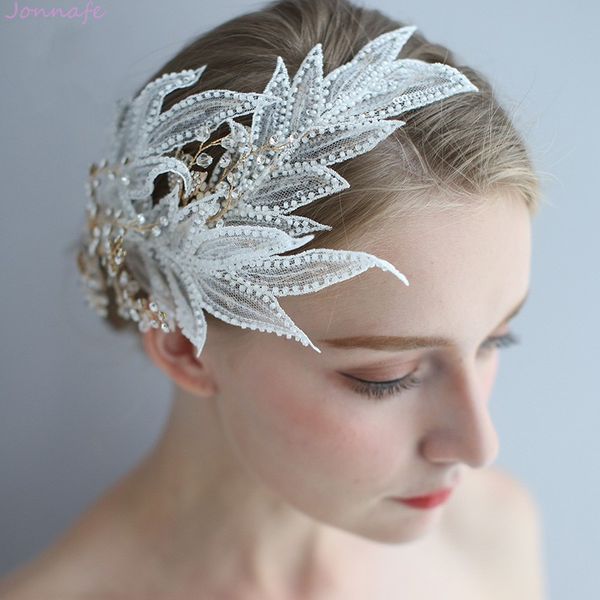 ювелирное jonnafe прелестно шнурка листьев люкс корона волос handmade женщин пром головной убор аксессуары мода свадебные tiara y200807, White;golden
ювелирное jonnafe прелестно шнурка листьев люкс корона волос handmade женщин пром головной убор аксессуары мода свадебные tiara y200807, White;golden