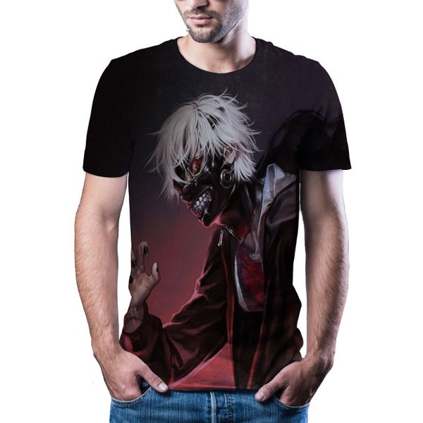 new clown print 3d print shirts hentai oversized funny men clothing