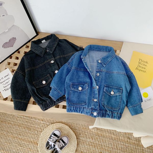 baby girls boys fashion casual denim jackets coats kids children overcoats outfit clothes, Blue;gray
baby girls boys fashion casual denim jackets coats kids children overcoats outfit clothes, Blue;gray
