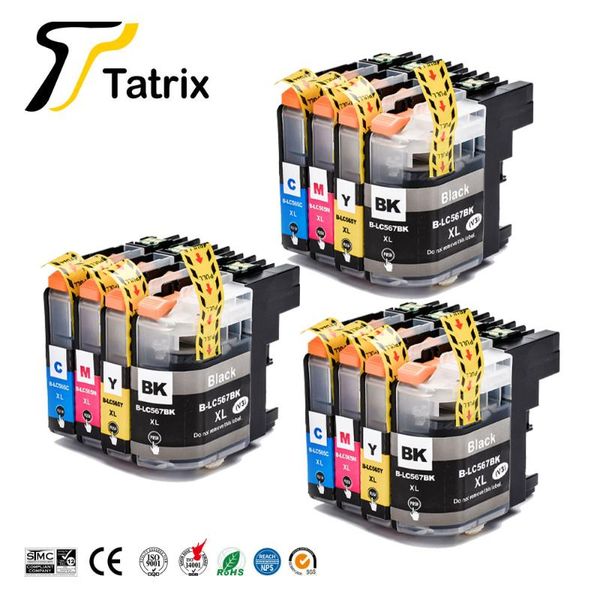 ink cartridges tatrix 12pk for brother lc567 lc565 compatible cartridge 567xl 565xl mfc- j2310 j2510 j3520 j3720 printer
ink cartridges tatrix 12pk for brother lc567 lc565 compatible cartridge 567xl 565xl mfc- j2310 j2510 j3520 j3720 printer
