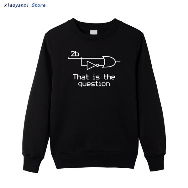 2020 funny to be or not to be electrical engineer men sweatshirts cotton hoodies pullovers, Black
2020 funny to be or not to be electrical engineer men sweatshirts cotton hoodies pullovers, Black