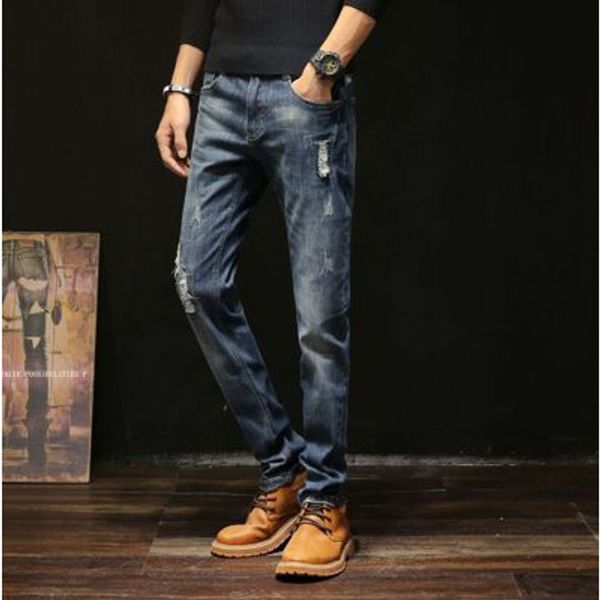 mens straight jeans 2020fw mens casual ripped jeans hole style slim fit trendy fashion trousers for youth fashion streetwear pants, Blue
mens straight jeans 2020fw mens casual ripped jeans hole style slim fit trendy fashion trousers for youth fashion streetwear pants, Blue