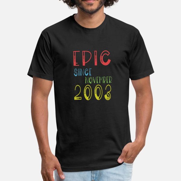 epic since november 2003 16th birthday gift t shirt men customize cotton s-xxxl novelty funny casual spring autumn outfit shirt
epic since november 2003 16th birthday gift t shirt men customize cotton s-xxxl novelty funny casual spring autumn outfit shirt