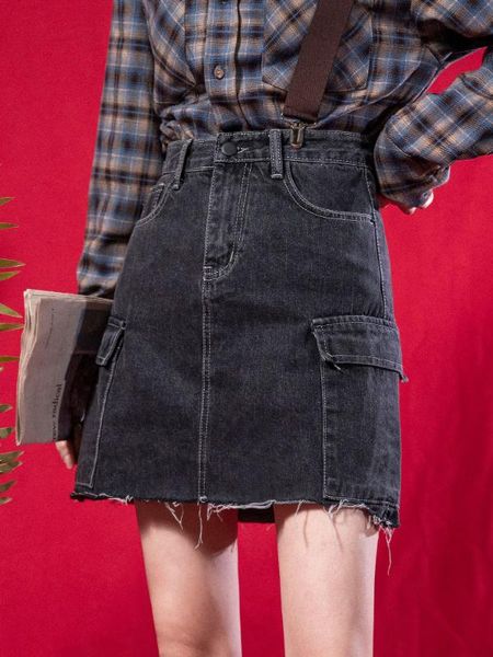 new 2020 summer plus size high waist skirts womens pockets button jeans skirt female all-matched casual a-line denim, Black
new 2020 summer plus size high waist skirts womens pockets button jeans skirt female all-matched casual a-line denim, Black