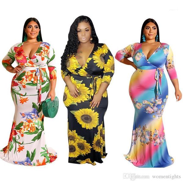 casual dresses plus size v neck sashes womens maxi dresses females clothing flower print womens, Black;gray
casual dresses plus size v neck sashes womens maxi dresses females clothing flower print womens, Black;gray