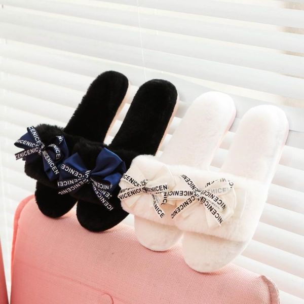 slippers women plush home butterfly-knot winter warm house shoes slip on flats cute bowtie female slide indoor zapatos de hombre, Black
slippers women plush home butterfly-knot winter warm house shoes slip on flats cute bowtie female slide indoor zapatos de hombre, Black