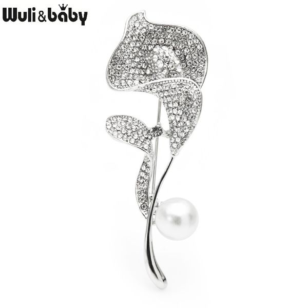 pins, brooches wuli&baby full rhinestone lily for women 2-color pearl flower weddings party casual brooch pins gifts, Gray
pins, brooches wuli&baby full rhinestone lily for women 2-color pearl flower weddings party casual brooch pins gifts, Gray