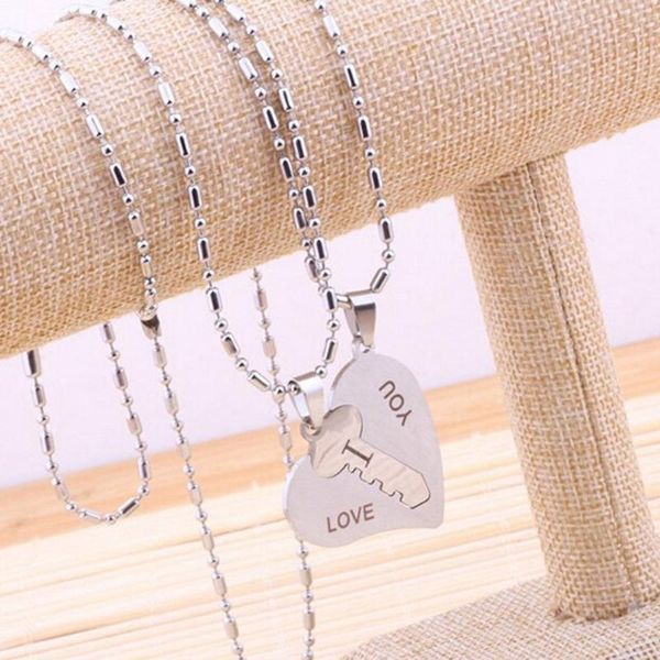 new titanium steel pendant necklace pretty jewelry birthday present, Silver
new titanium steel pendant necklace pretty jewelry birthday present, Silver