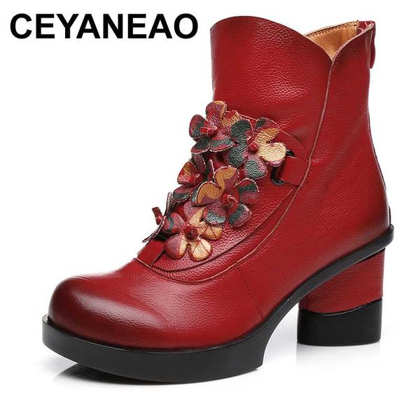 ceyaneaoautumn winter fashion genuine leather shoes women boots casual women thick high heels handmade female ankle boots, Black
ceyaneaoautumn winter fashion genuine leather shoes women boots casual women thick high heels handmade female ankle boots, Black