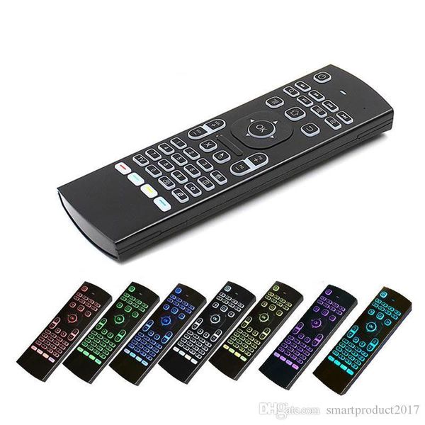 cgjxskeyboard x8 air fly mouse mx3 pro 2 .4ghz wireless keyboard remote control somatosensory 6 axis 7 rgb colors backlight 
cgjxskeyboard x8 air fly mouse mx3 pro 2 .4ghz wireless keyboard remote control somatosensory 6 axis 7 rgb colors backlight