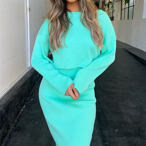 women's tracksuits 2 pieces suit set, solid color round neck long sleeve knitwear and skirt for women, blue/orange, Gray
women's tracksuits 2 pieces suit set, solid color round neck long sleeve knitwear and skirt for women, blue/orange, Gray