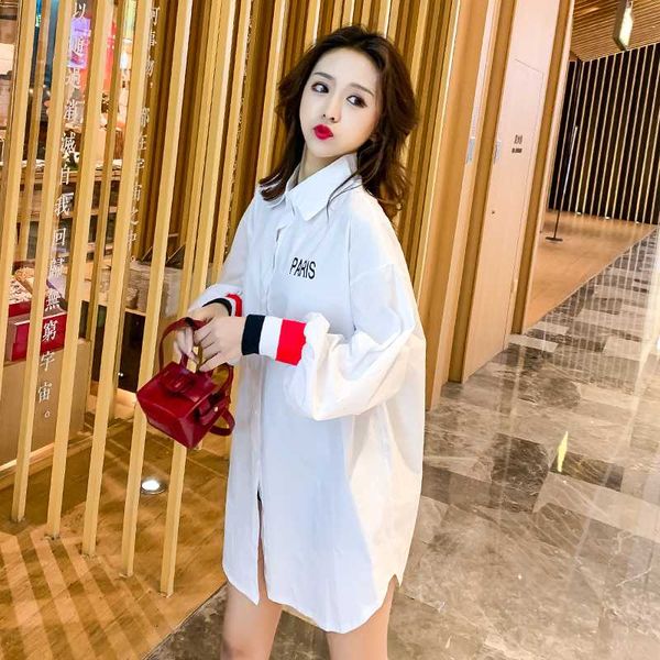 2889# maternity dress spring autumn cotton mid-long long sleeve loose stylish dress for pregnant women mom, White
2889# maternity dress spring autumn cotton mid-long long sleeve loose stylish dress for pregnant women mom, White