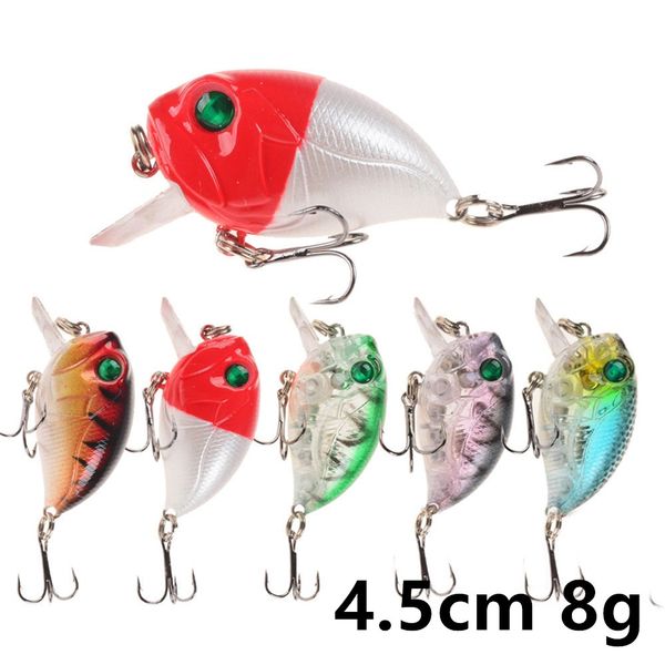 mixed 5 color 4.5cm 8g crank fishing hooks fishhooks 6# hook plastic hard baits & lures pesca fishing tackle accessories bl-14
mixed 5 color 4.5cm 8g crank fishing hooks fishhooks 6# hook plastic hard baits & lures pesca fishing tackle accessories bl-14