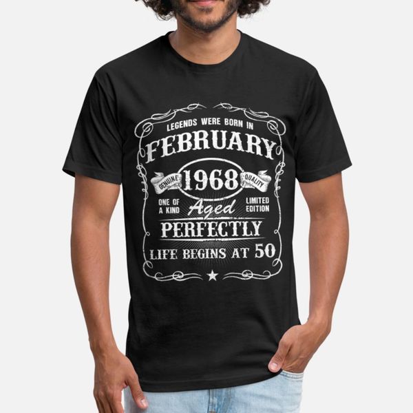 born in february 1968 t shirt men customized tee shirt s-xxxl solid color gift funny spring autumn leisure shirt, White;black
born in february 1968 t shirt men customized tee shirt s-xxxl solid color gift funny spring autumn leisure shirt, White;black
