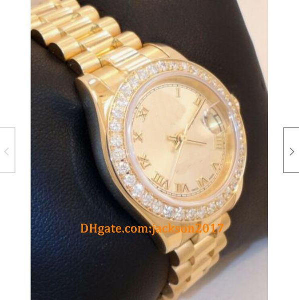 20 style christmas gift watches 26mm ladies president 18k yellow gold diamond bezel 179178, Slivery;brown
20 style christmas gift watches 26mm ladies president 18k yellow gold diamond bezel 179178, Slivery;brown