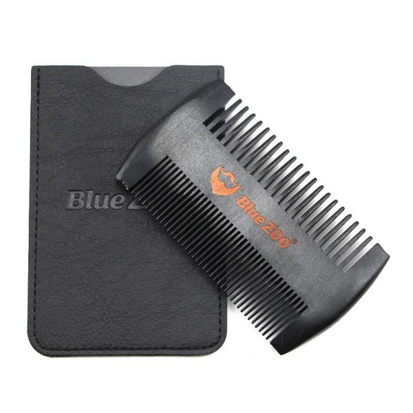 small double hair tools comb with leather case wooden women necessary double sided anti static beard gift set travel use, Silver
small double hair tools comb with leather case wooden women necessary double sided anti static beard gift set travel use, Silver