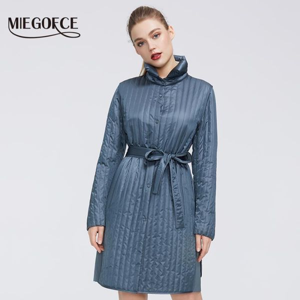 miegofce 2020 new spring collection warm cotton women coat high-medium-quality long lasting collar with belt women warm jacket, Black
miegofce 2020 new spring collection warm cotton women coat high-medium-quality long lasting collar with belt women warm jacket, Black
