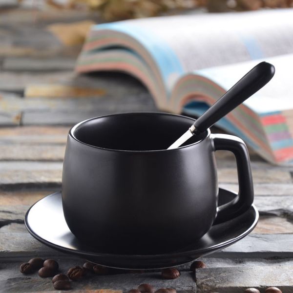 280ml+ pottery steel spoon cup ceramic cup female cute milk coffee set european mug ceramic mug coffee christmas mugs
280ml+ pottery steel spoon cup ceramic cup female cute milk coffee set european mug ceramic mug coffee christmas mugs