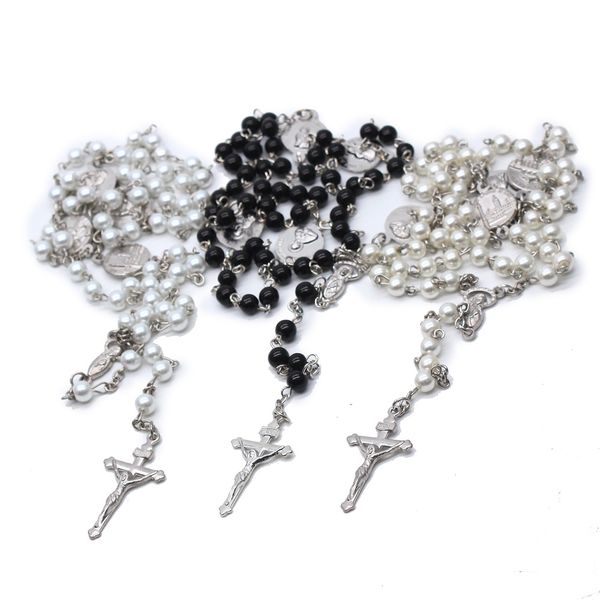 christian catholic holy church holy card pearl hand hold hand-made rosary cross necklace religion accessories christmas gift, Silver
christian catholic holy church holy card pearl hand hold hand-made rosary cross necklace religion accessories christmas gift, Silver