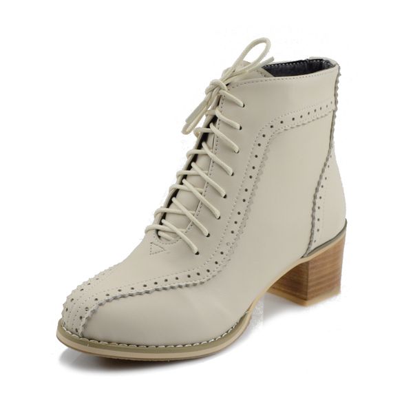 winter full genuine leather boots women's belt waterproof platform thick heels lace up bare boots lady ankle for women, Black
winter full genuine leather boots women's belt waterproof platform thick heels lace up bare boots lady ankle for women, Black